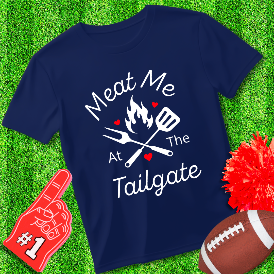 Meat Me At The Tailgate Unisex Jersey Short Sleeve Tee