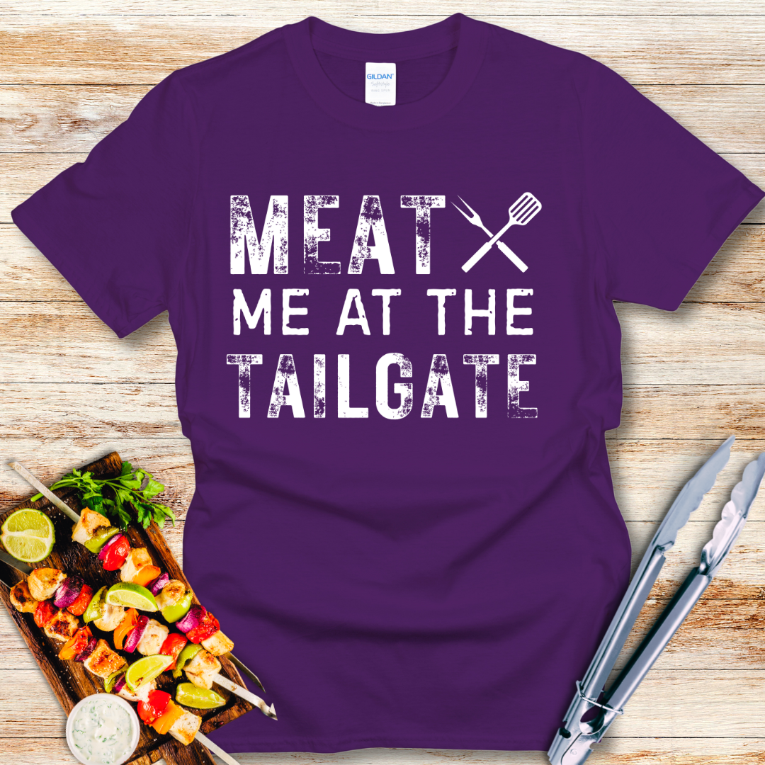 Funny Meat Me At The Tailgate T-Shirt
