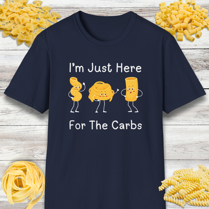 I'm Just Here For The Carbs Carb Lover T-Shirt