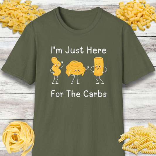 I'm Just Here For The Carbs Carb Lover T-Shirt