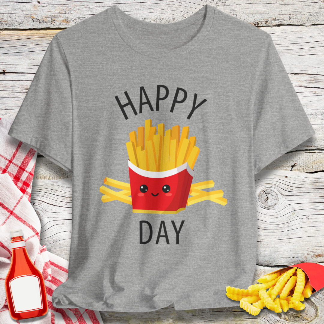 Happy Fry Day French Fry T-Shirt