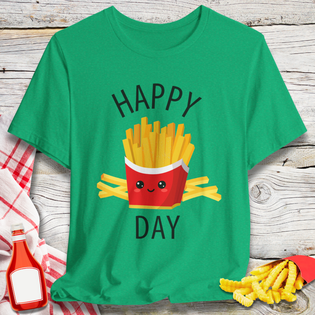 Happy Fry Day French Fry T-Shirt