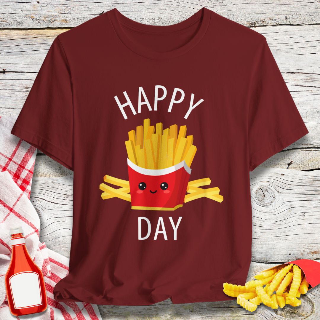 Happy Fry Day French Fries T-Shirt