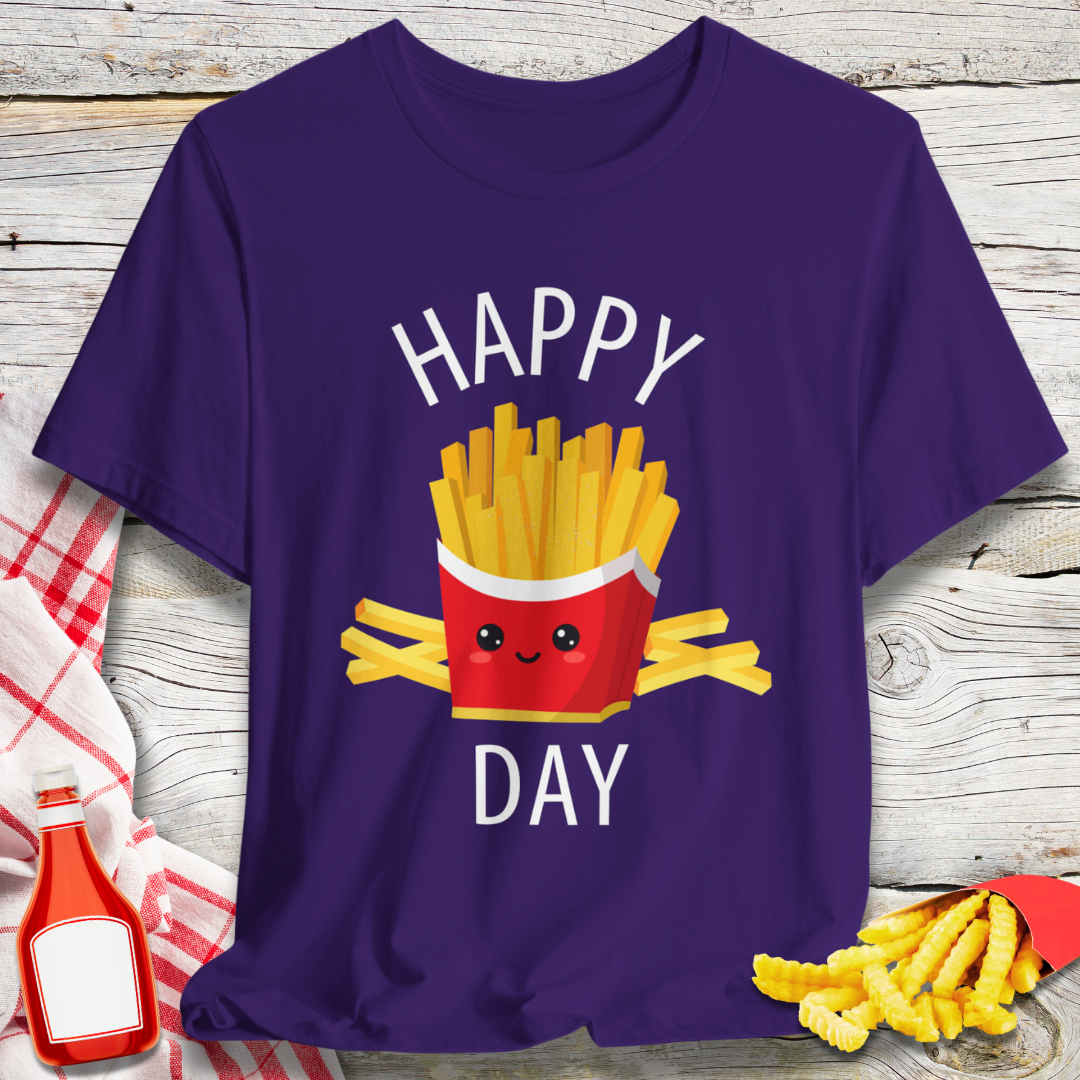 Happy Fry Day French Fries T-Shirt