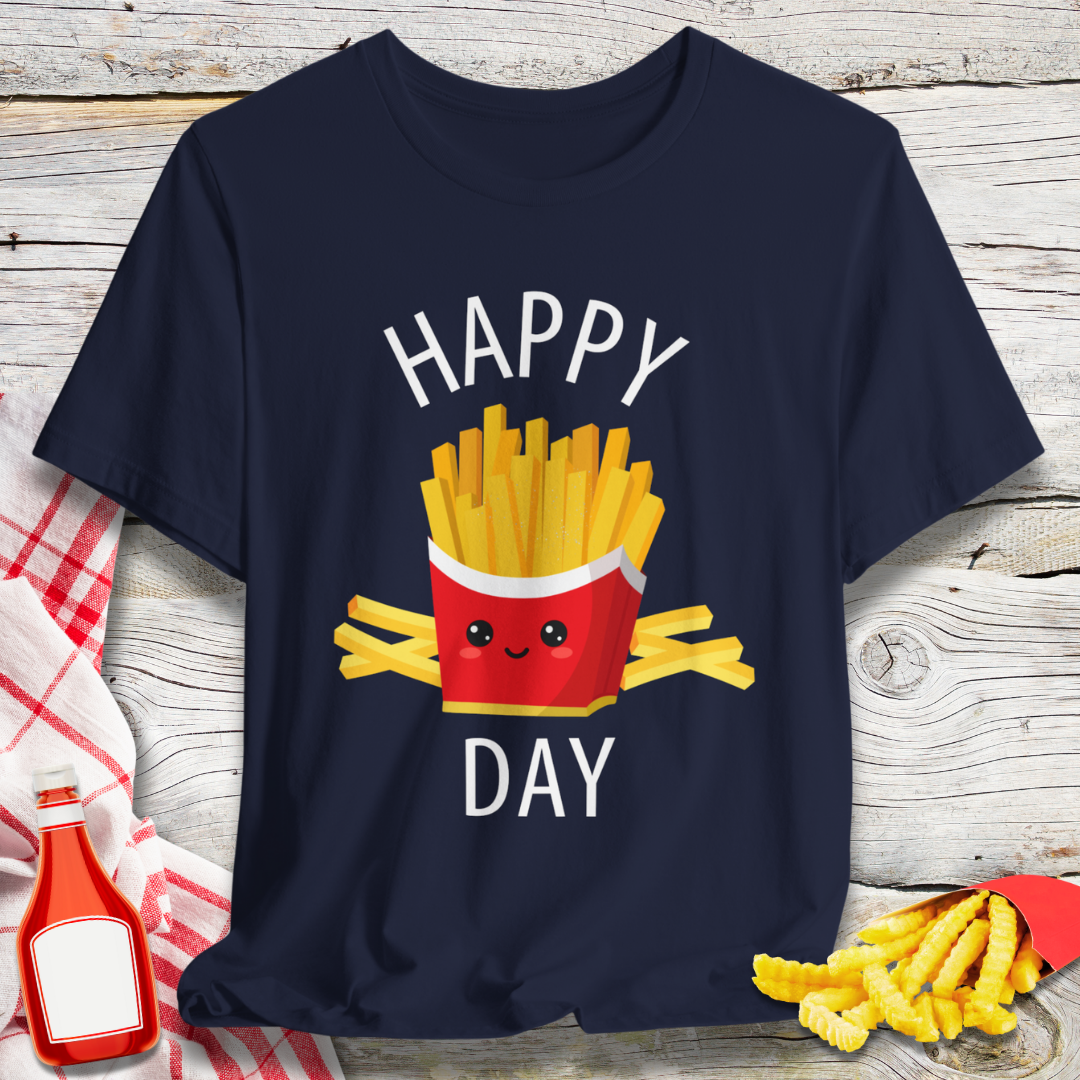 Happy Fry Day French Fries T-Shirt