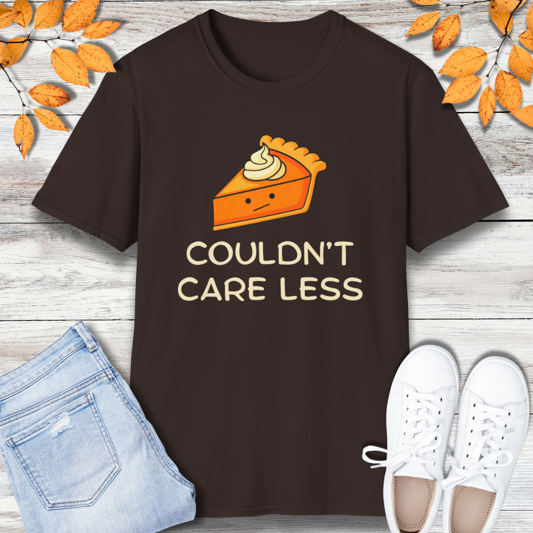 Funny Pie Couldn't Care Less T-Shirt
