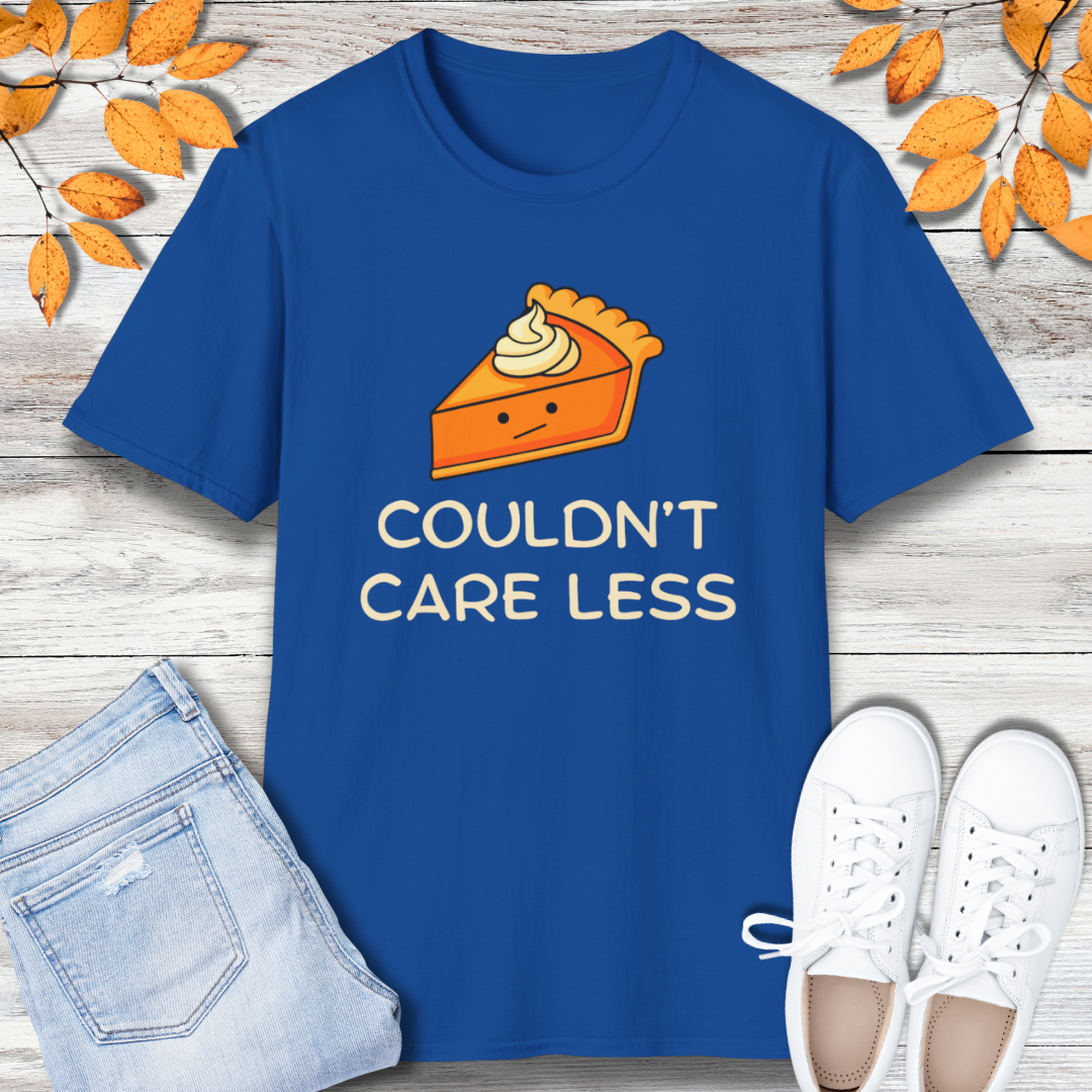 Funny Pie Couldn't Care Less T-Shirt