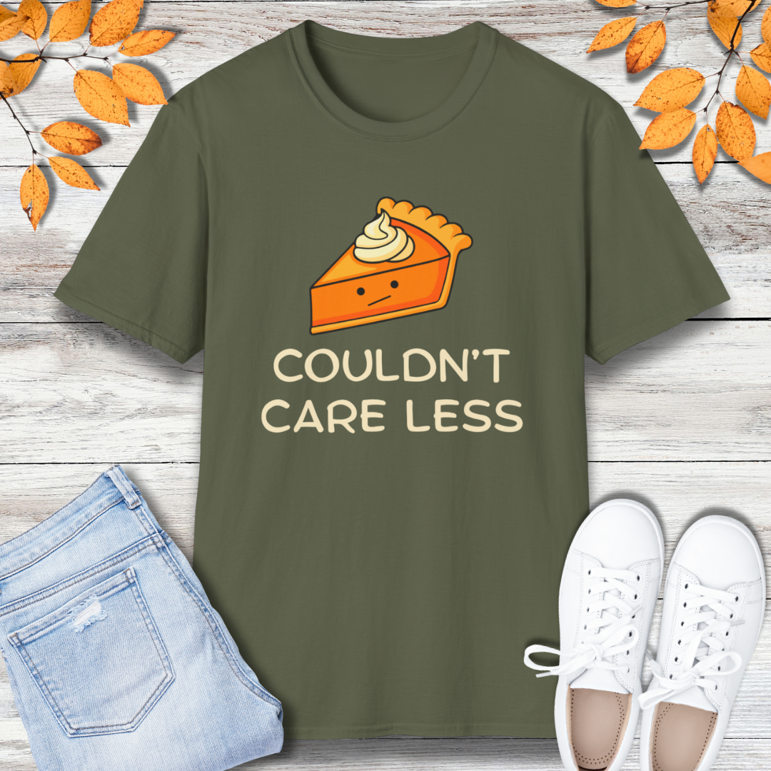 Funny Pie Couldn't Care Less T-Shirt