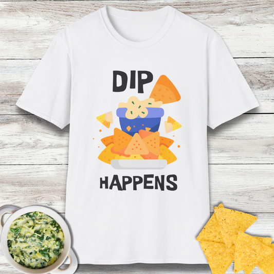 Dip Happens Food Pun T-Shirt