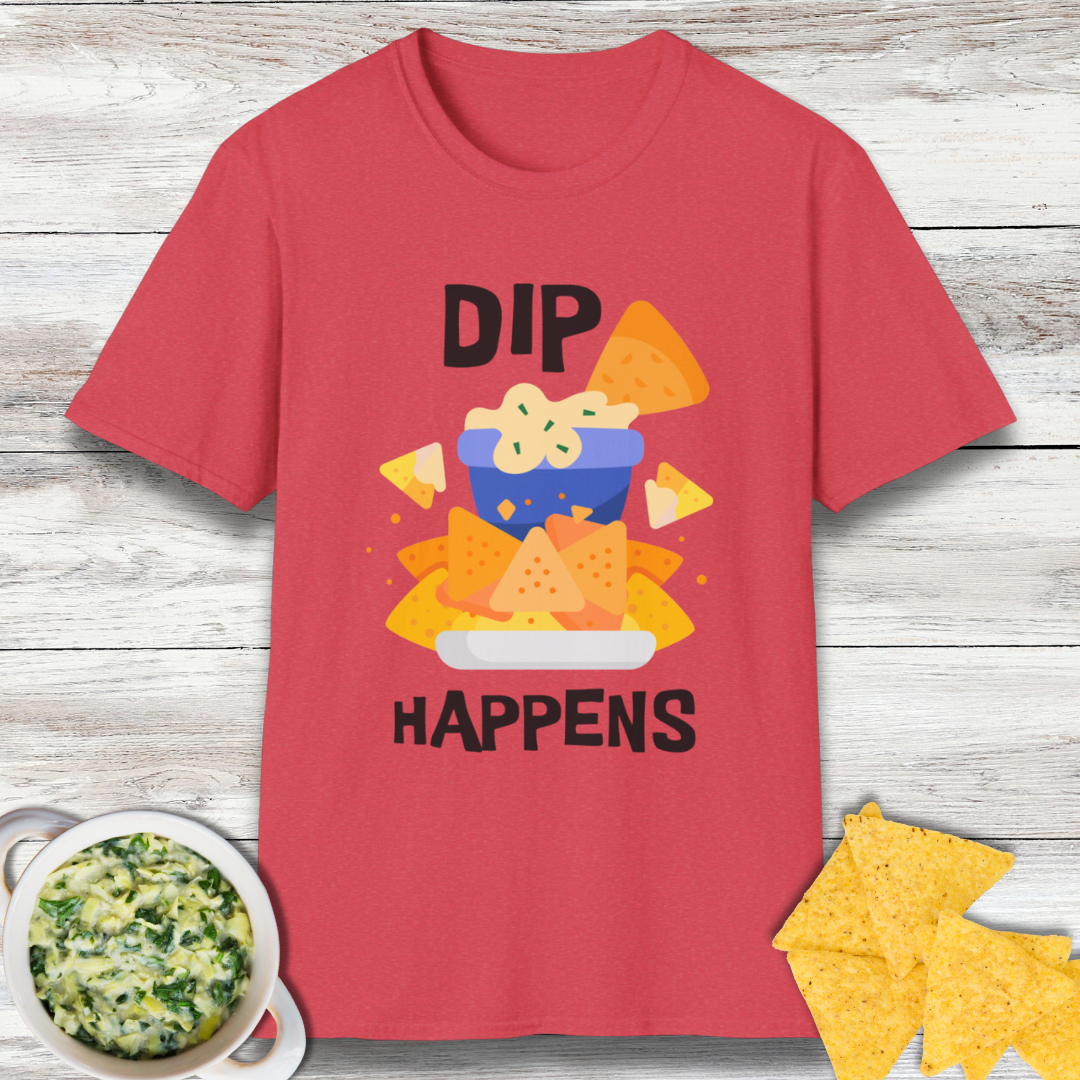 Dip Happens Food Pun T-Shirt