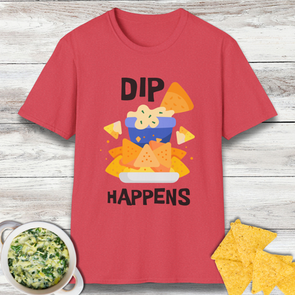 Dip Happens Food Pun T-Shirt