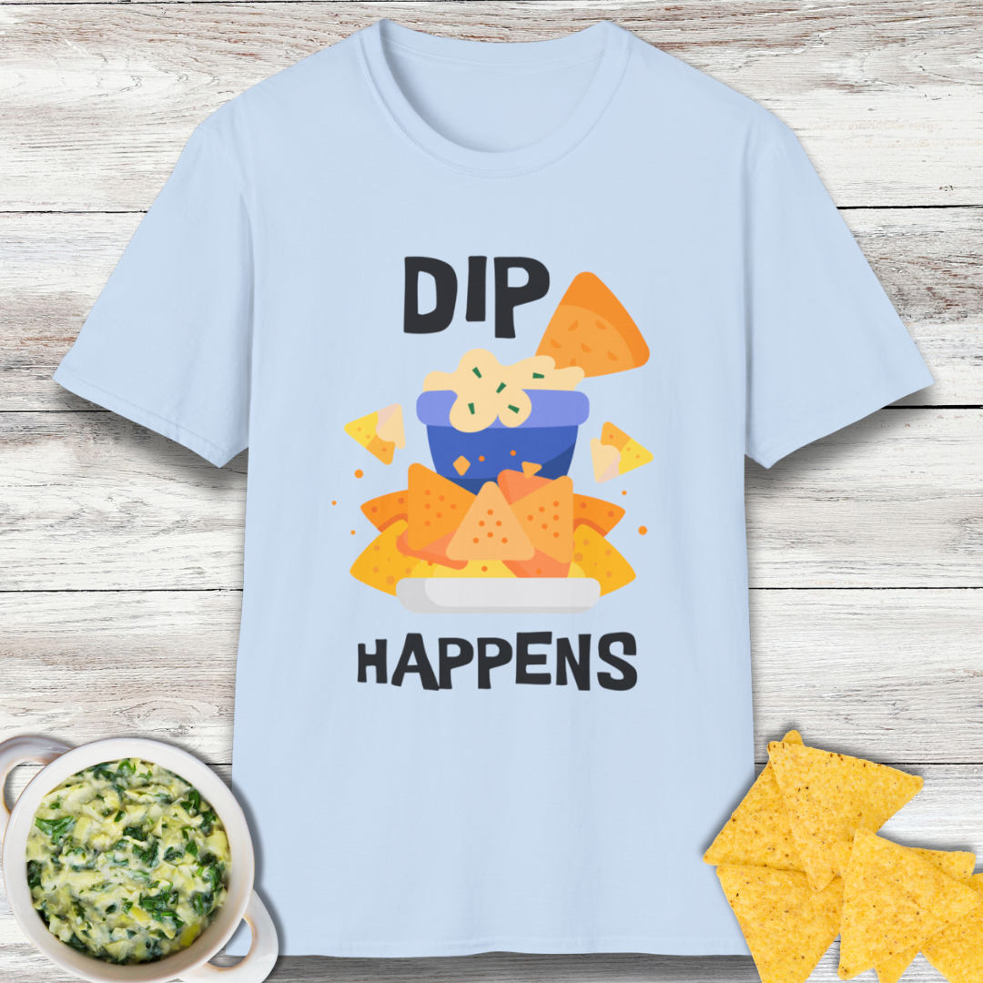 Dip Happens Food Pun T-Shirt