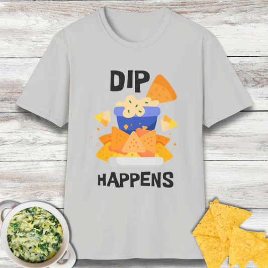 Dip Happens Food Pun T-Shirt