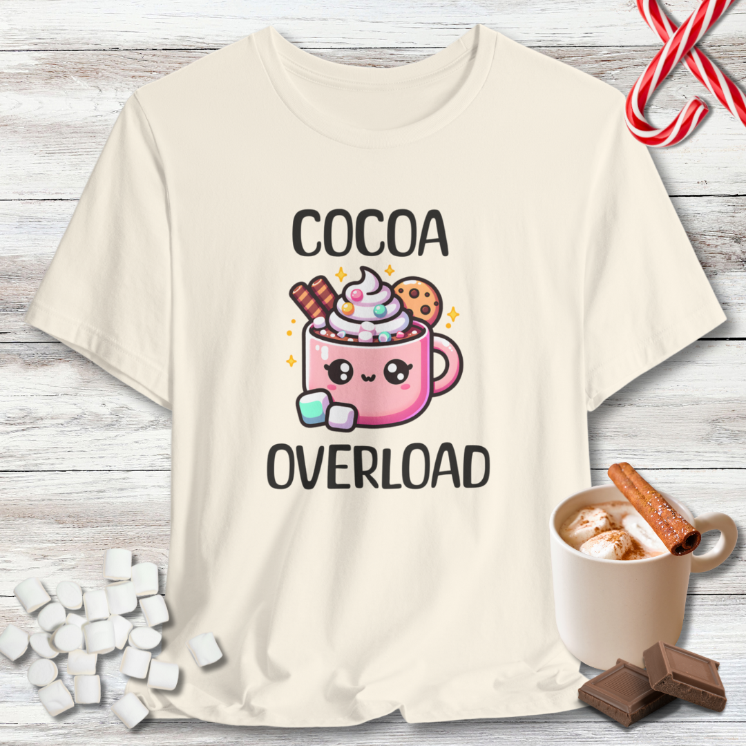Cute Kawaii Hot Cocoa Overload T-Shirt