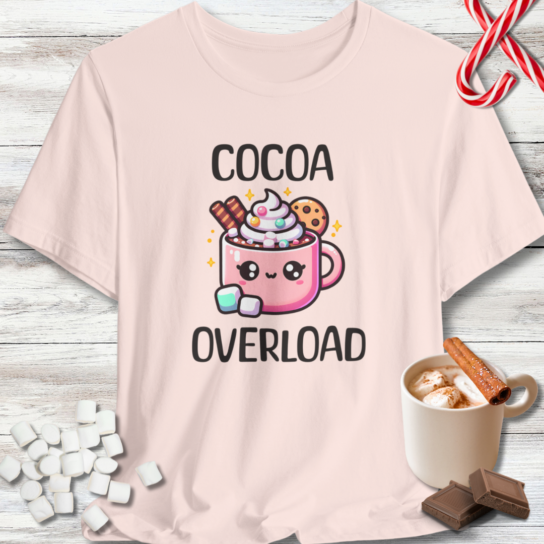 Cute Kawaii Hot Cocoa Overload T-Shirt