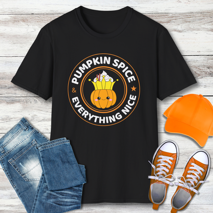 Pumpkin Spice And Everything Nice Autumn T-Shirt