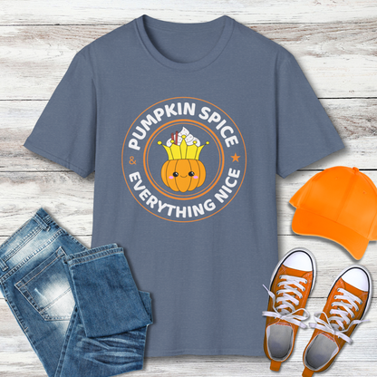 Pumpkin Spice And Everything Nice Autumn T-Shirt