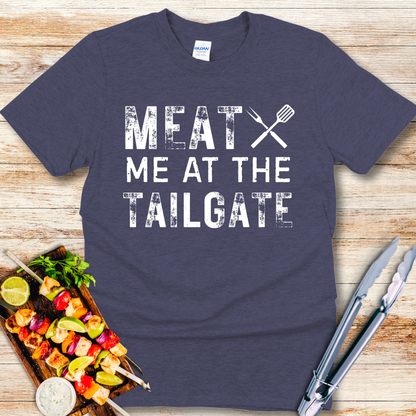 Funny Meat Me At The Tailgate T-Shirt