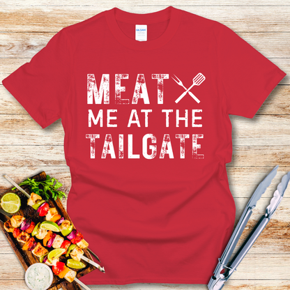 Funny Meat Me At The Tailgate T-Shirt