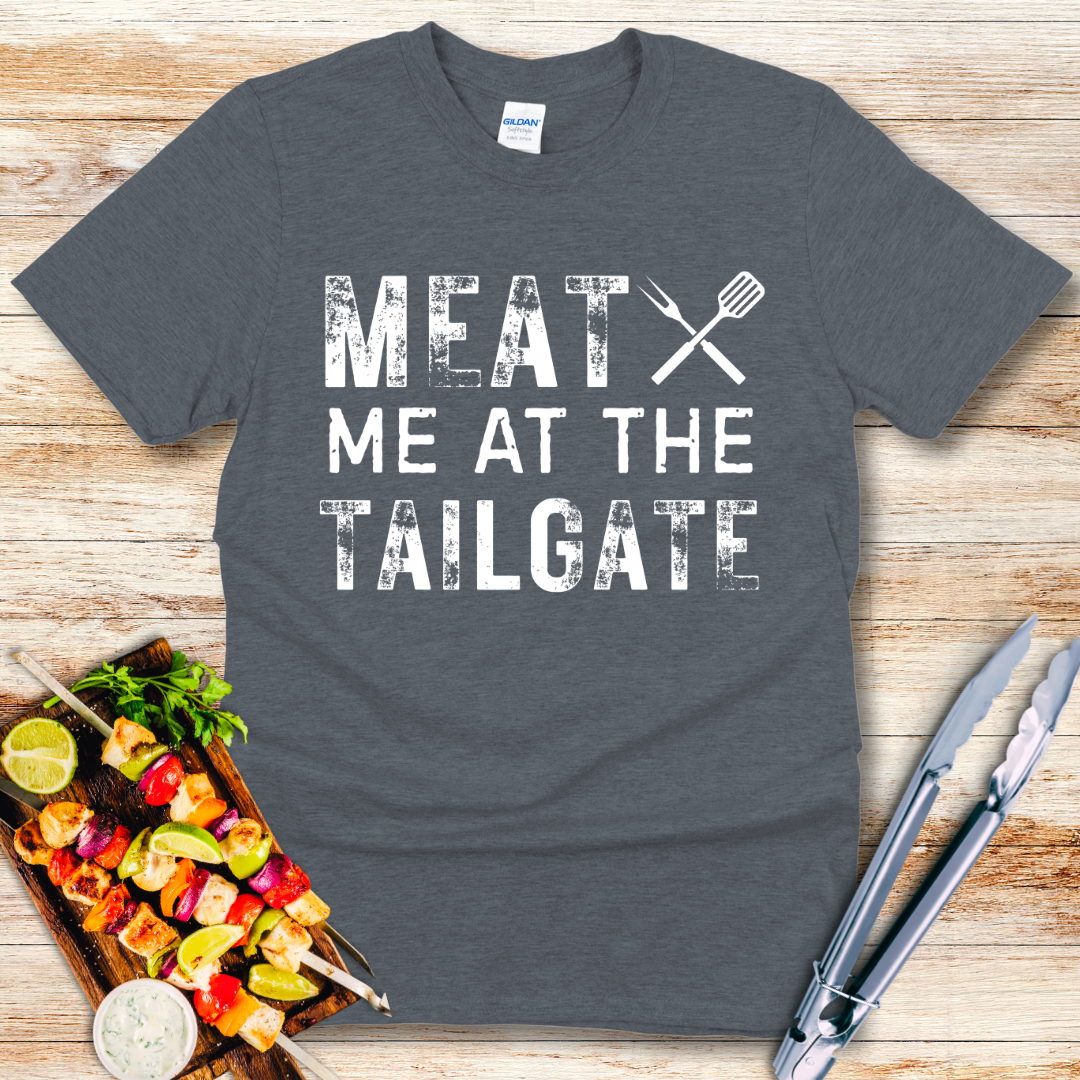 Funny Meat Me At The Tailgate T-Shirt