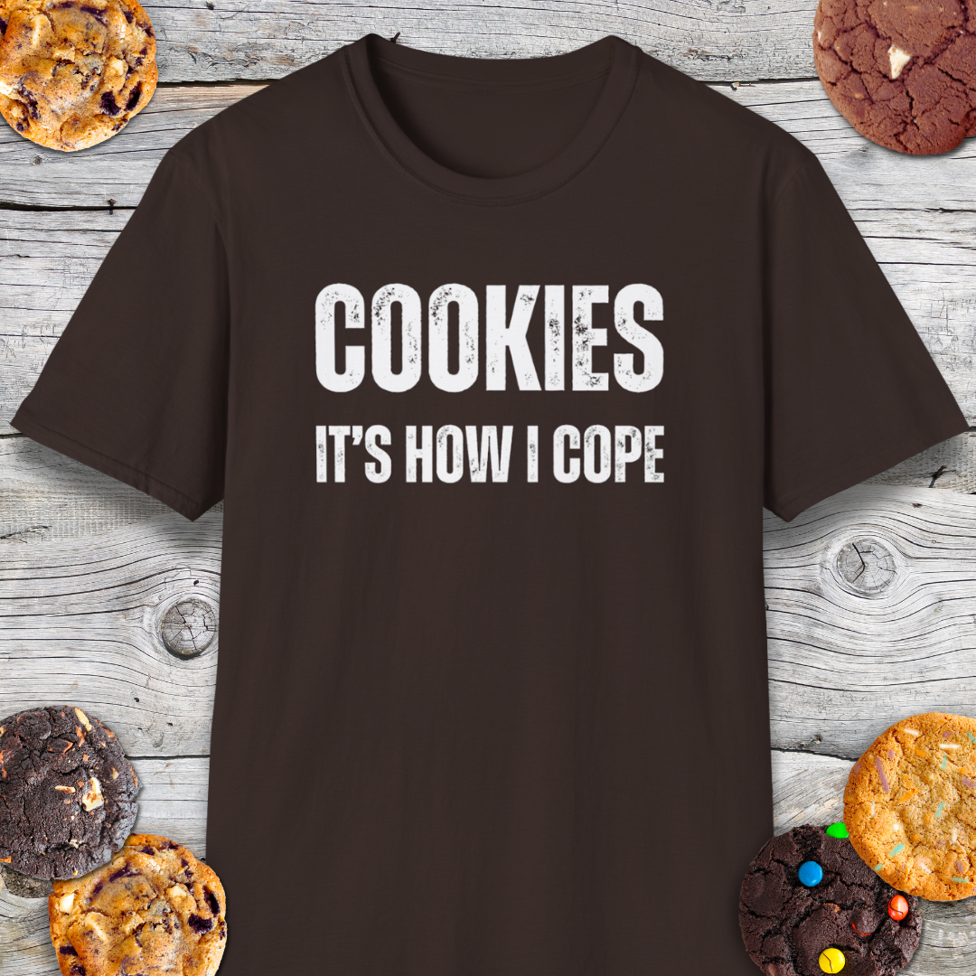 Cookies It's How I Cope Therapy T-Shirt