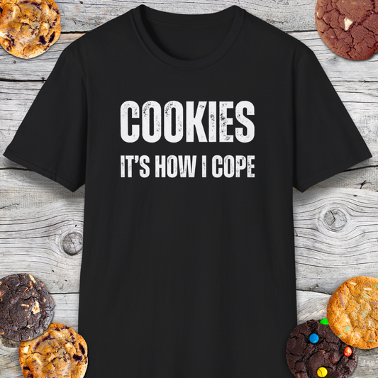 Cookies It's How I Cope Therapy T-Shirt