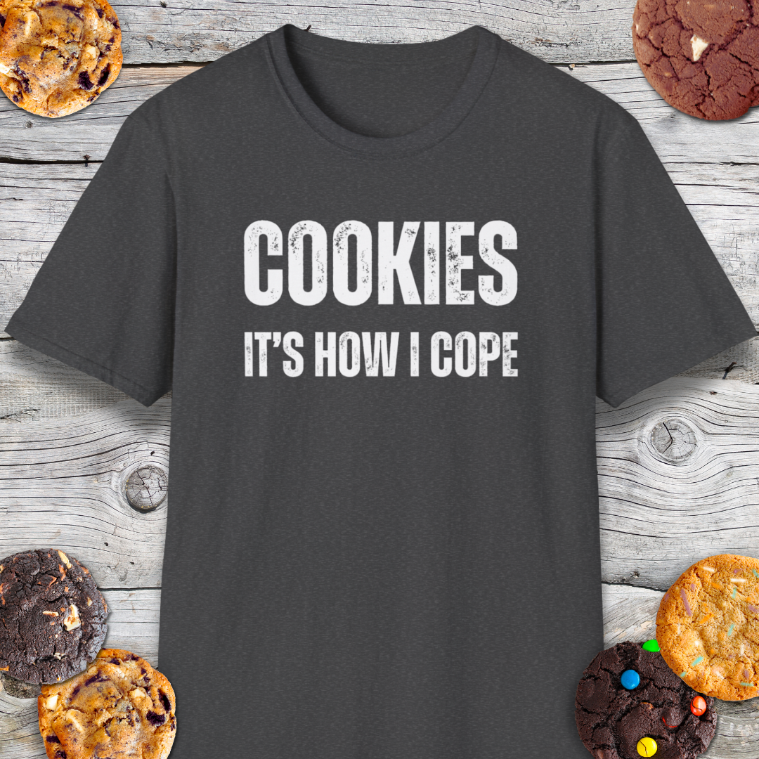 Cookies It's How I Cope Therapy T-Shirt
