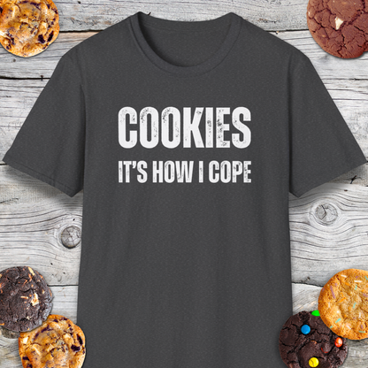 Cookies It's How I Cope Therapy T-Shirt