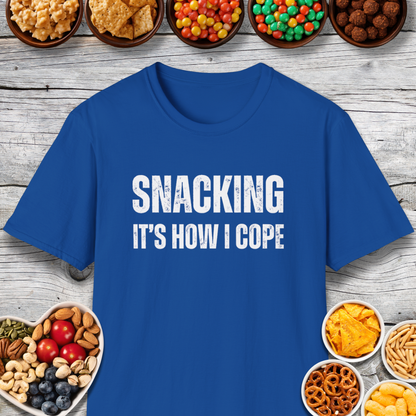 Snacking It's How I Cope Therapy T-Shirt