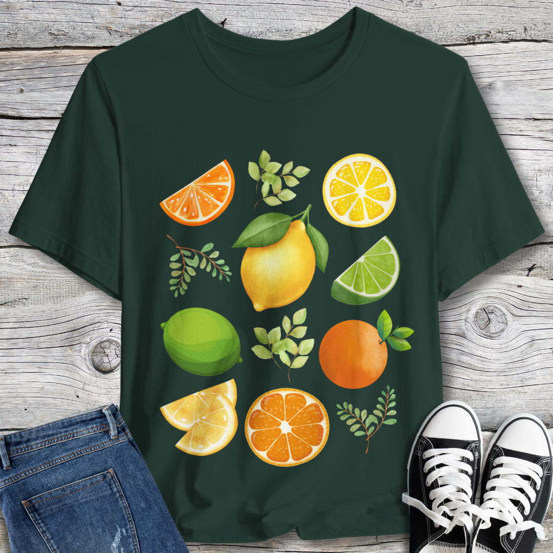 Citrus Slice Collage T-Shirt