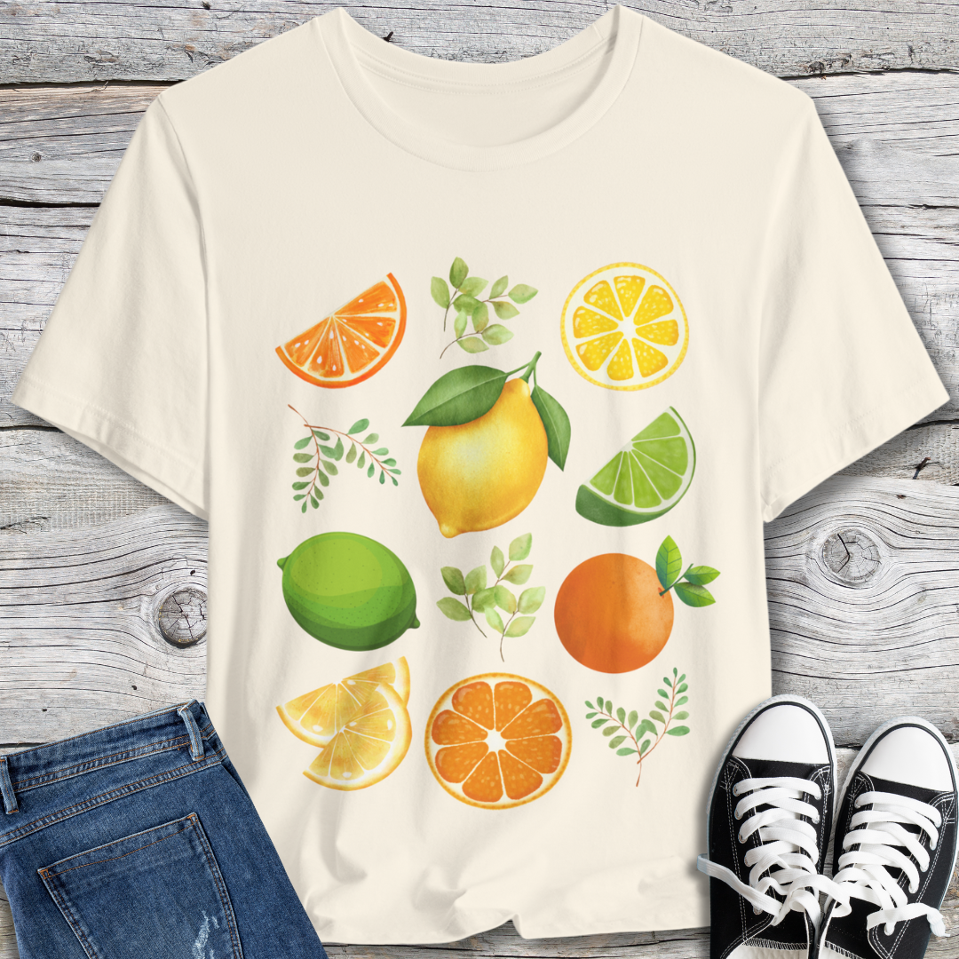 Citrus Slice Collage T-Shirt