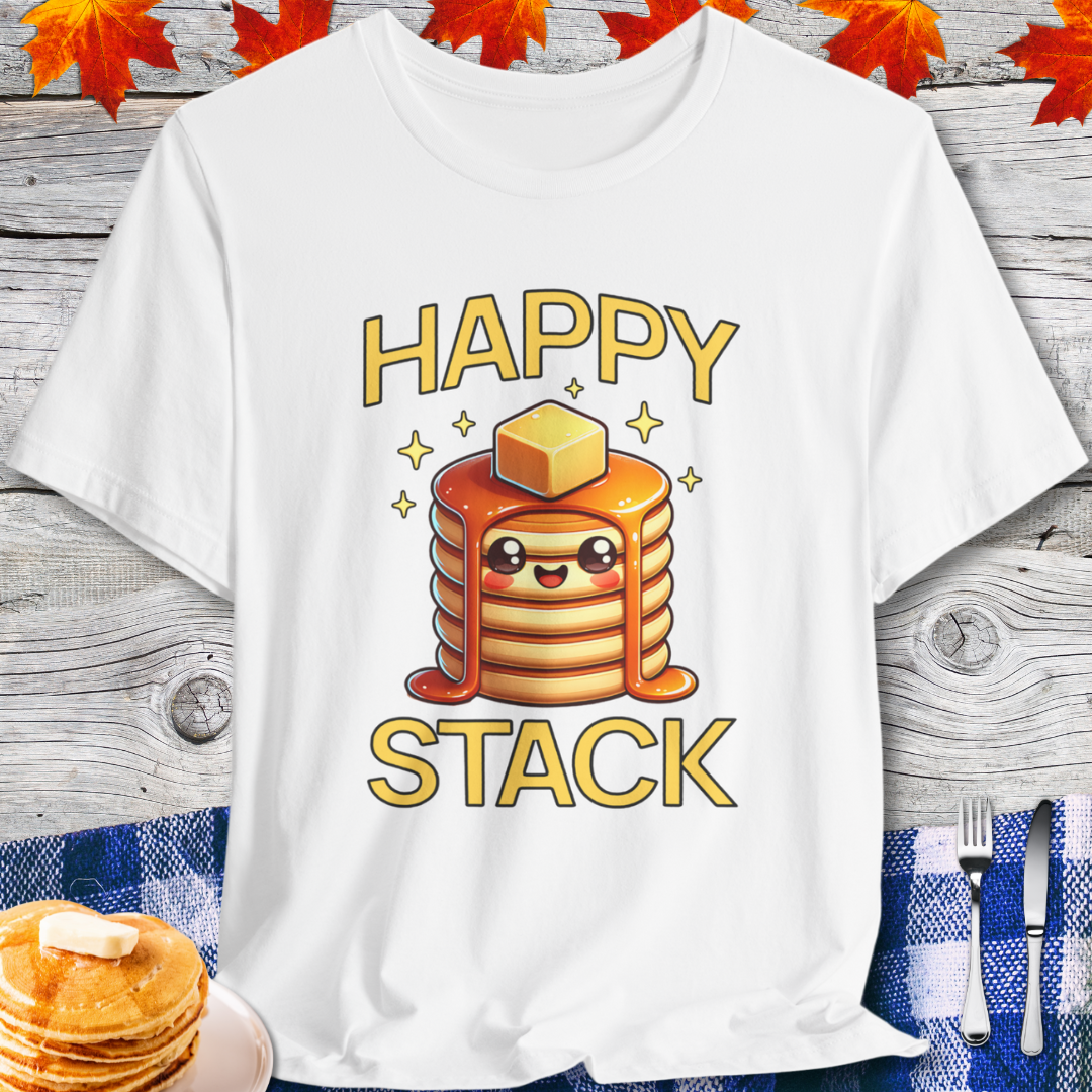 Happy Stack Pancake Tee