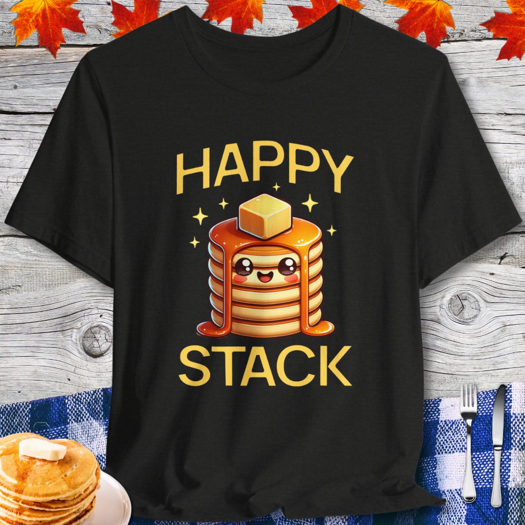 Happy Stack Pancake Tee