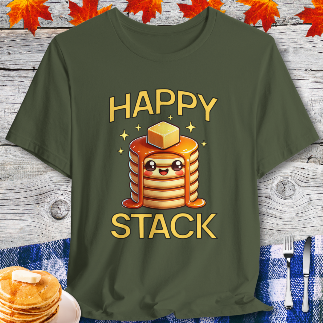 Happy Stack Pancake Tee