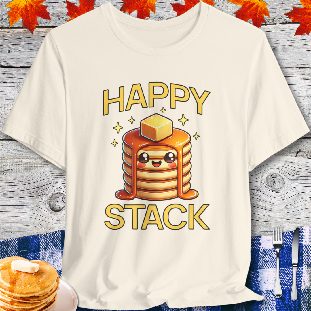 Happy Stack Pancake Tee