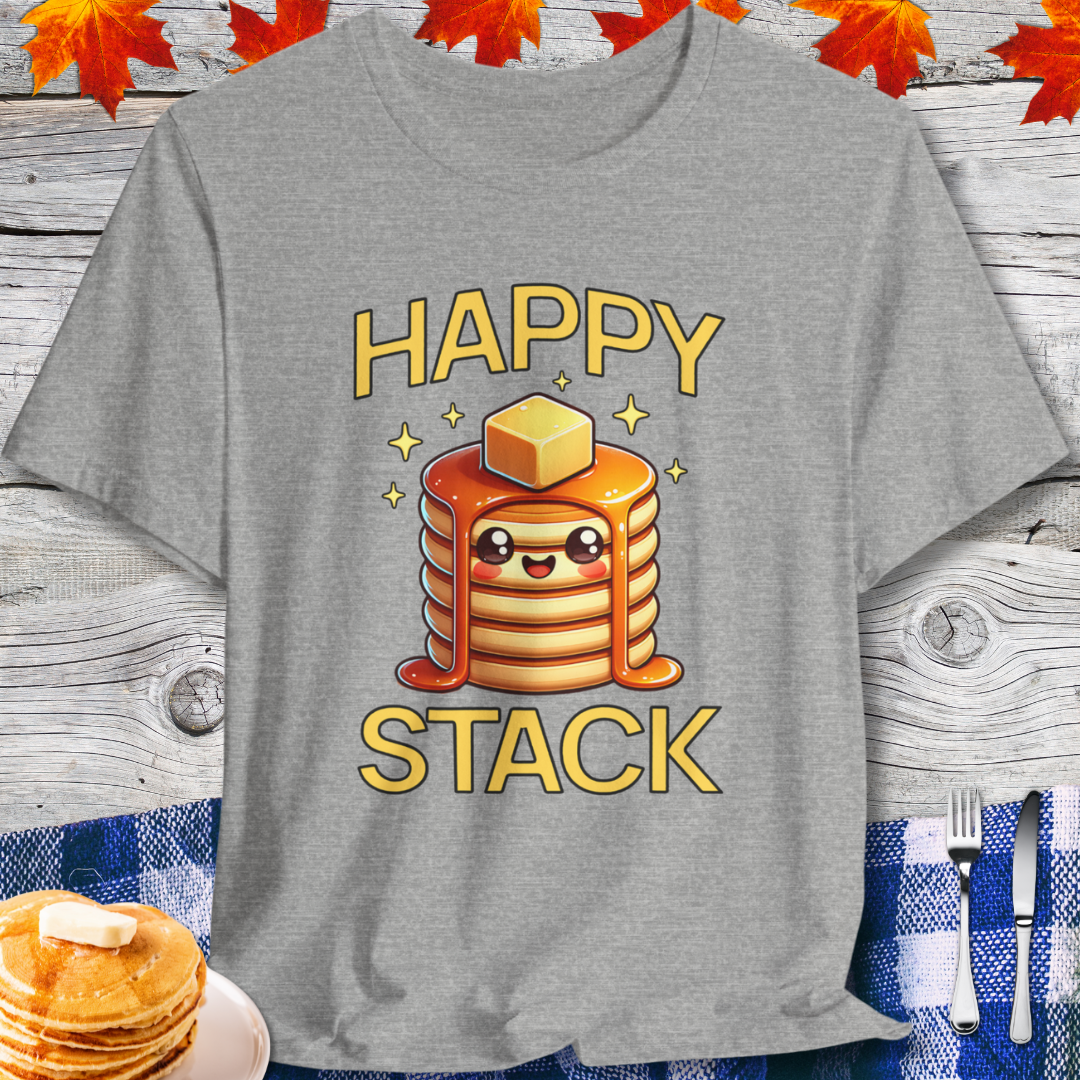Happy Stack Pancake Tee