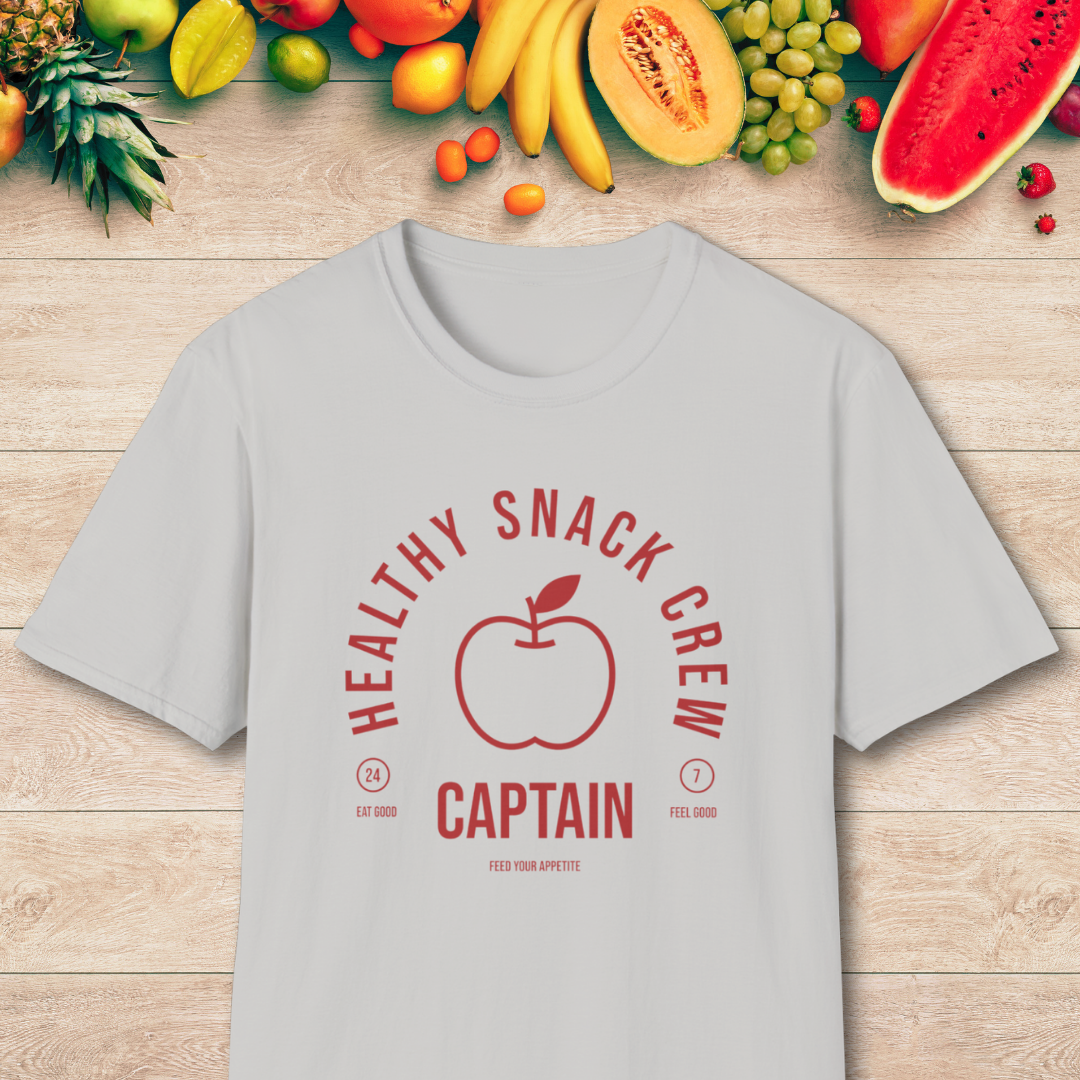 Healthy Snack Crew Captain T-Shirt