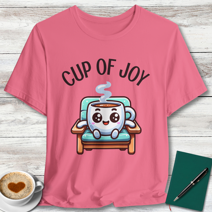 Cute Kawaii Coffee Mug Cup of Joy T-Shirt