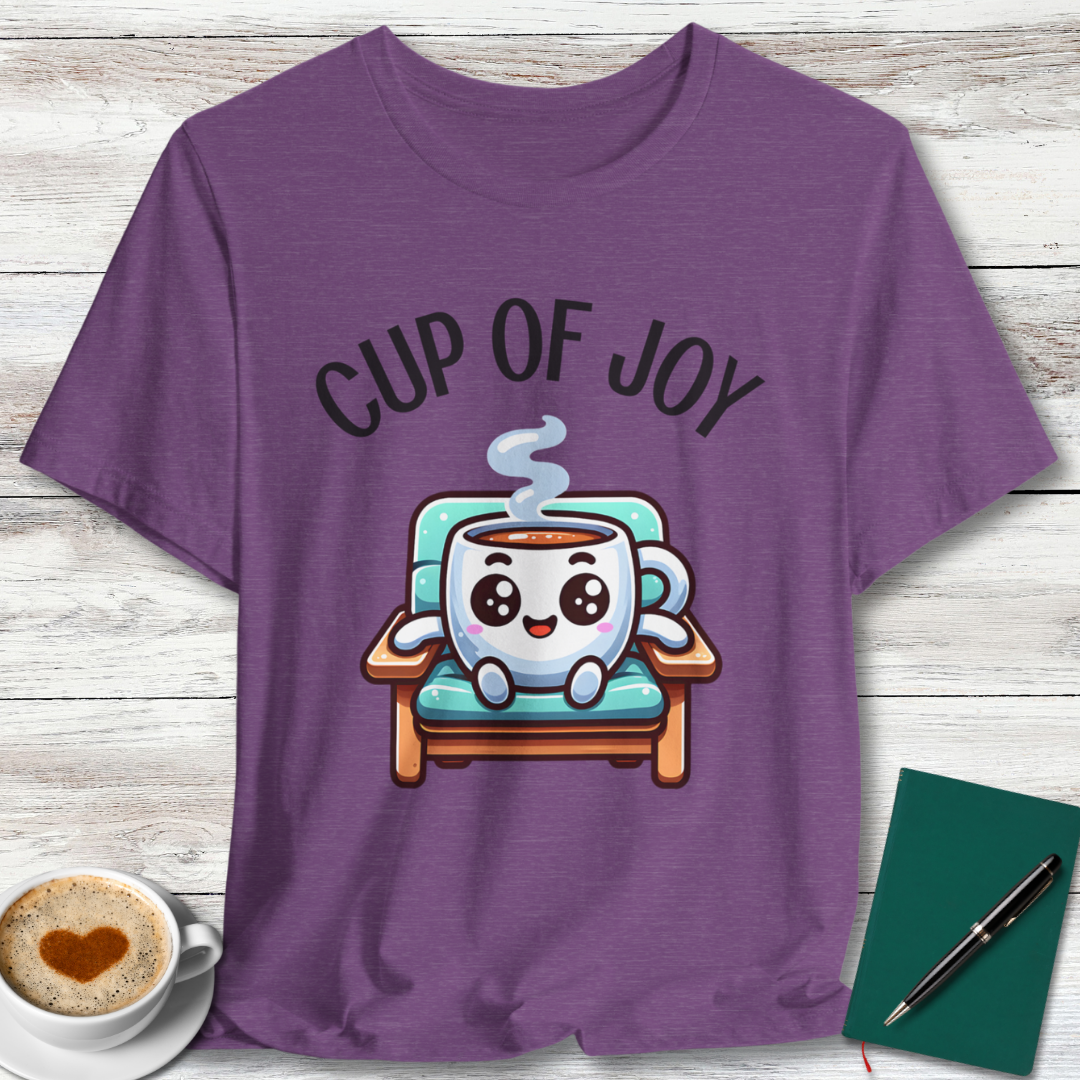 Cute Kawaii Coffee Mug Cup of Joy T-Shirt