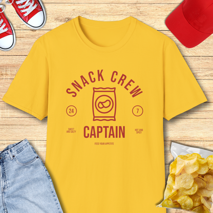 Snack Crew Captain T-Shirt