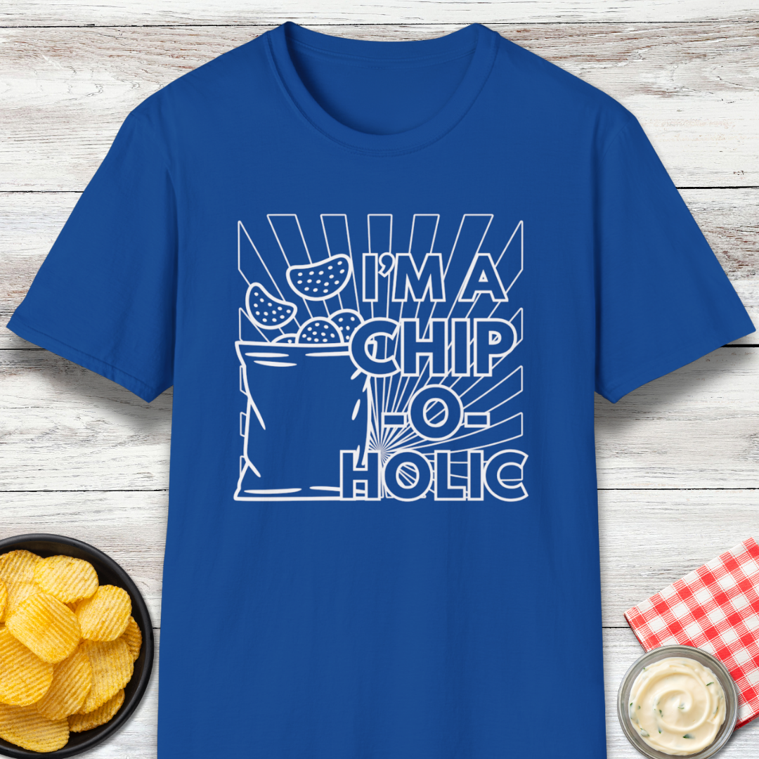 Chips Lover "I'm a Chip-O-Holic" Graphic T-Shirt