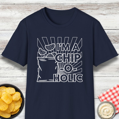 Chips Lover "I'm a Chip-O-Holic" Graphic T-Shirt