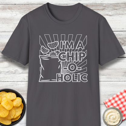 Chips Lover "I'm a Chip-O-Holic" Graphic T-Shirt