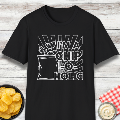 Chips Lover "I'm a Chip-O-Holic" Graphic T-Shirt