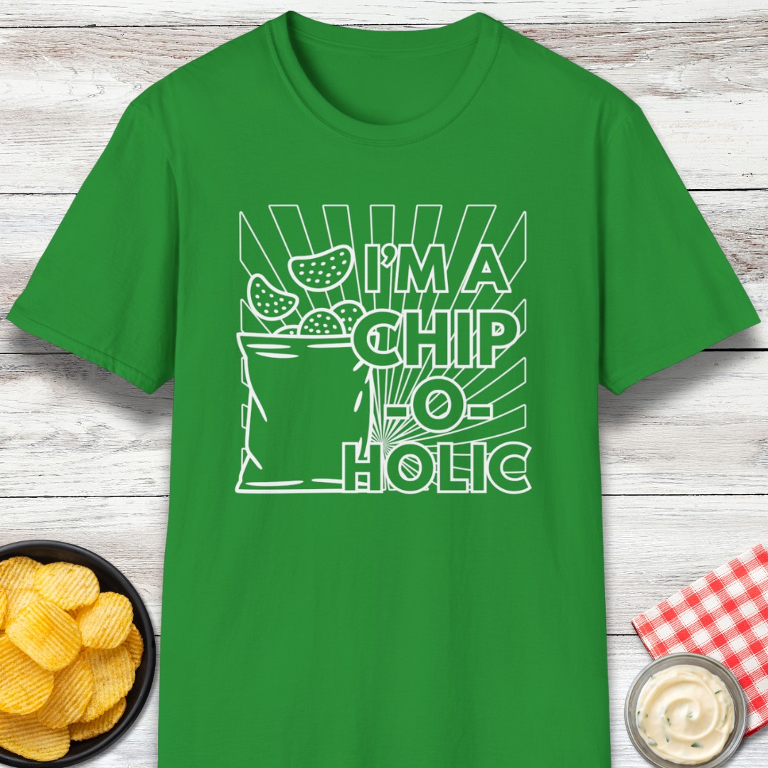 Chips Lover "I'm a Chip-O-Holic" Graphic T-Shirt