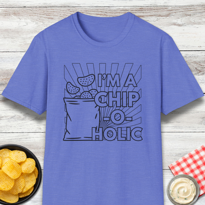 Chips Lover "I'm a Chip-O-Holic" Snack Graphic T-Shirt