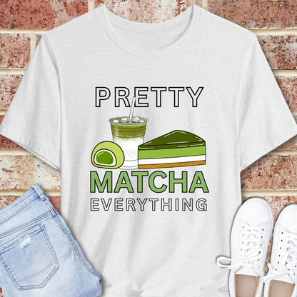 Matcha Lover T‑Shirt – Pretty Matcha Everything Graphic Tee