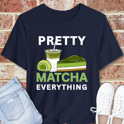 Matcha Lover T‑Shirt – Pretty Matcha Everything Graphic