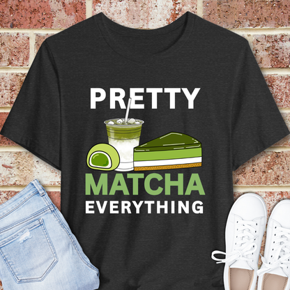 Matcha Lover T‑Shirt – Pretty Matcha Everything Graphic