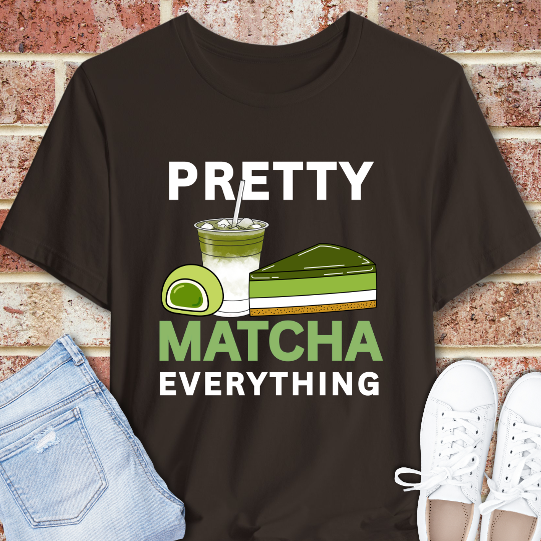 Matcha Lover T‑Shirt – Pretty Matcha Everything Graphic